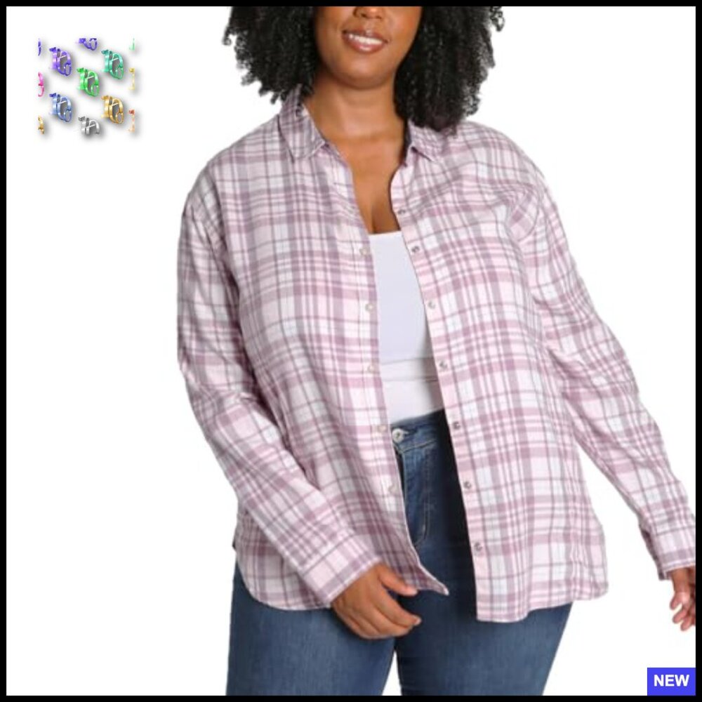 Super Soft Flannel Button Down Shirt Relaxed Fit … - image 5